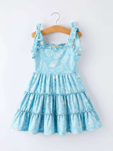 Spring Ocean  Girls Strap Dress