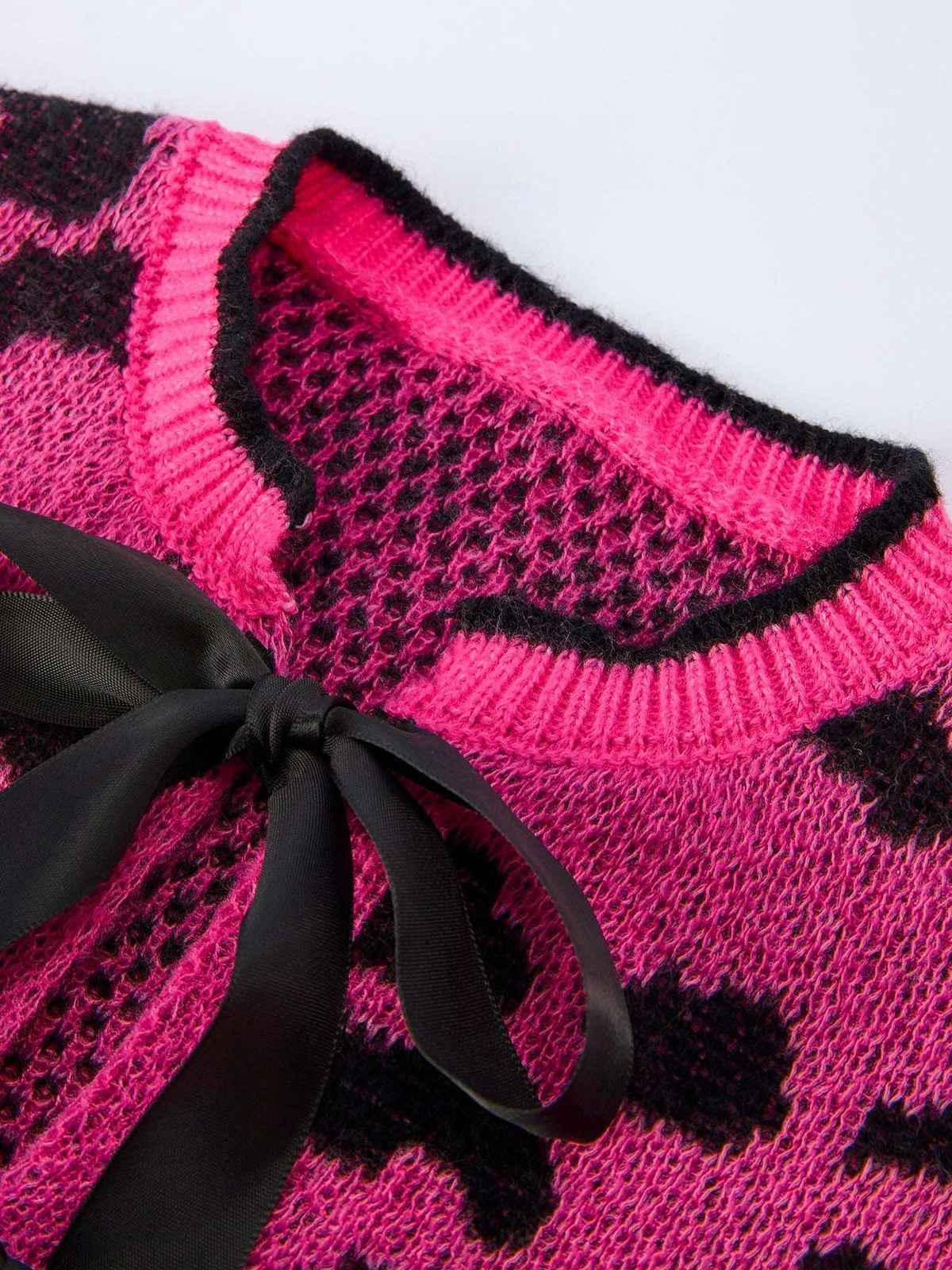 Fall Leopard Bow Girls Knit Cardigan - Rylee Faith Designs - Flyclothing LLC