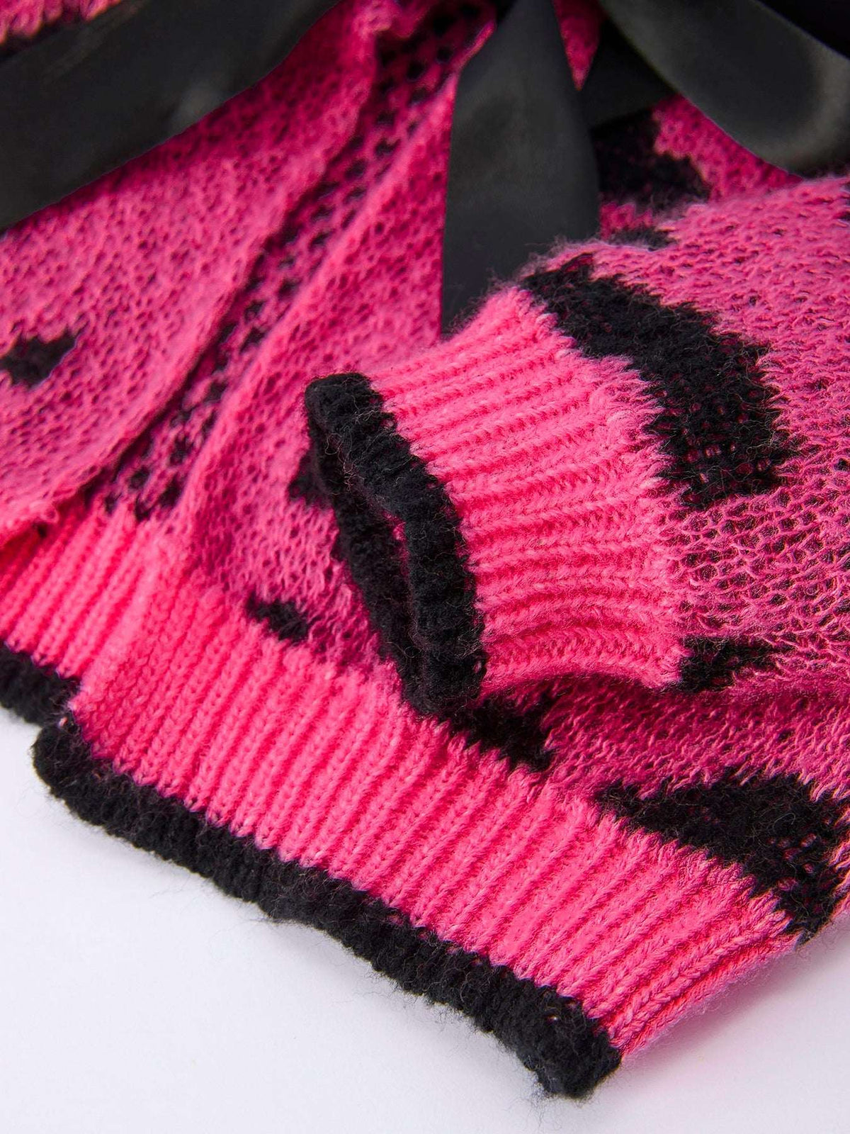 Fall Leopard Bow Girls Knit Cardigan - Rylee Faith Designs - Flyclothing LLC