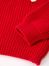 Red Christmas Girls “merry” Pullover Sweater - Rylee Faith Designs - Flyclothing LLC
