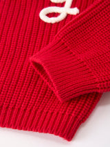 Mom and Me Winter Christmas Red "merry" Pullover Sweater - Rylee Faith Designs - Flyclothing LLC