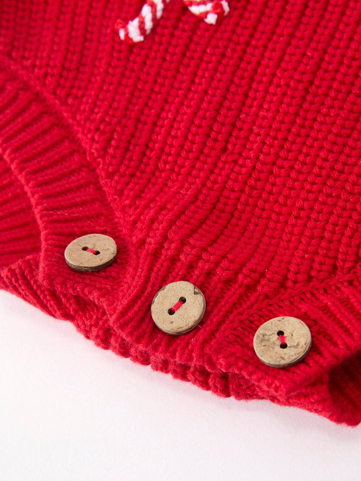 Christmas Candy Cane Merry Knit Baby Romper - Rylee Faith Designs - Flyclothing LLC