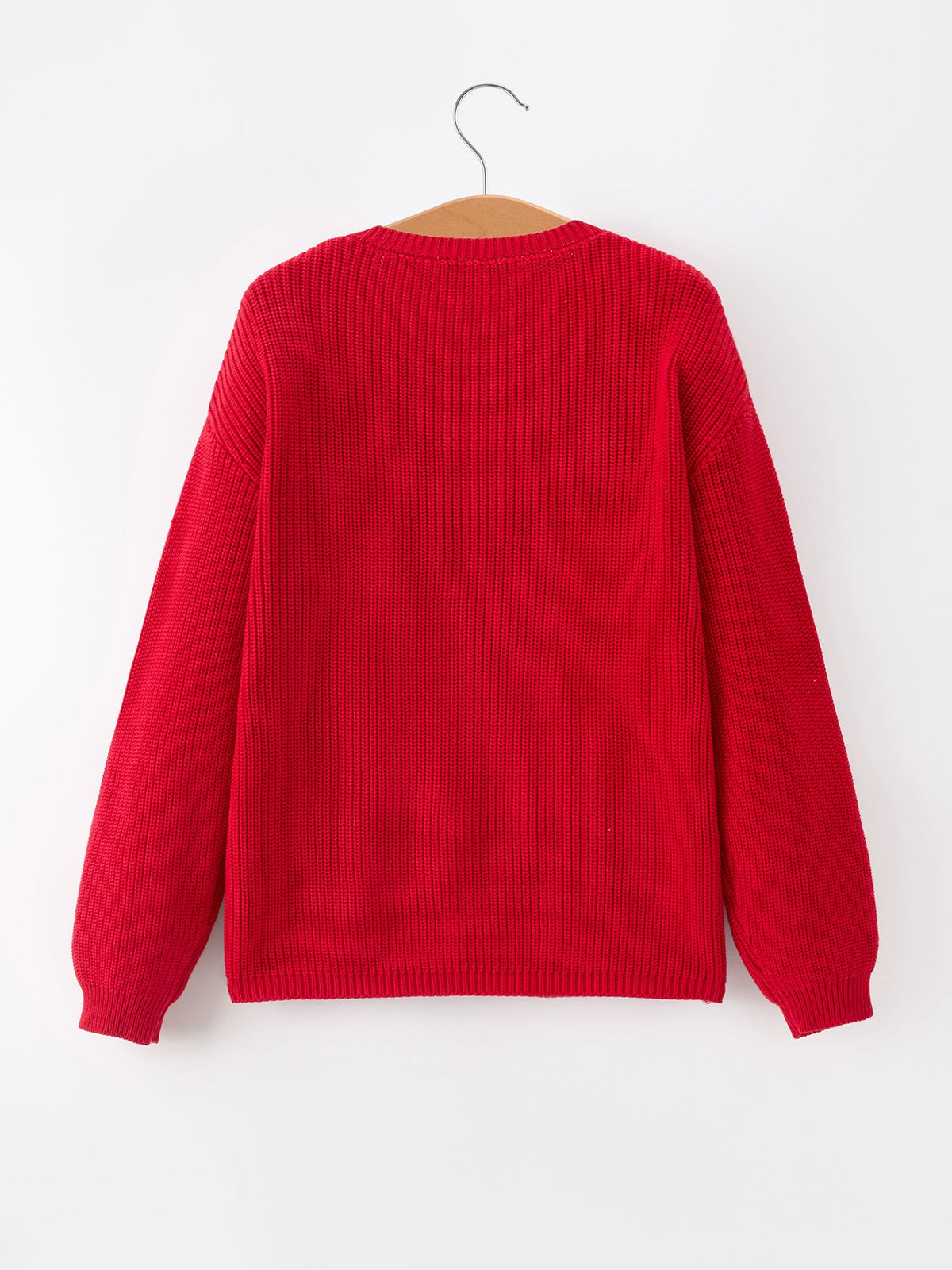 Mom and Me Winter Christmas Red "merry" Pullover Sweater - Rylee Faith Designs - Flyclothing LLC