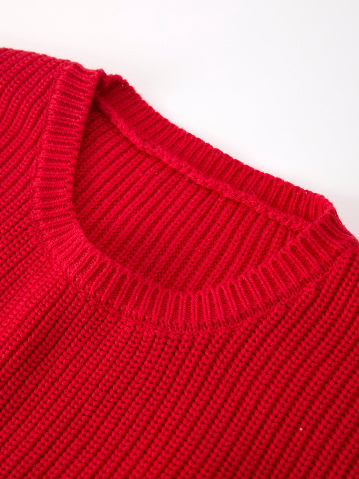Mom and Me Winter Christmas Red "merry" Pullover Sweater - Rylee Faith Designs - Flyclothing LLC