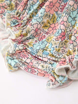 Mint Floral Baby Bubble Petals Collar
