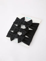 Baby Girl Bow Headband Same Color 3 Piece Set - Rylee Faith Designs - Flyclothing LLC