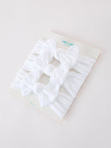 Baby Girl Bow Headband Same Color 3 Piece Set - Rylee Faith Designs - Flyclothing LLC