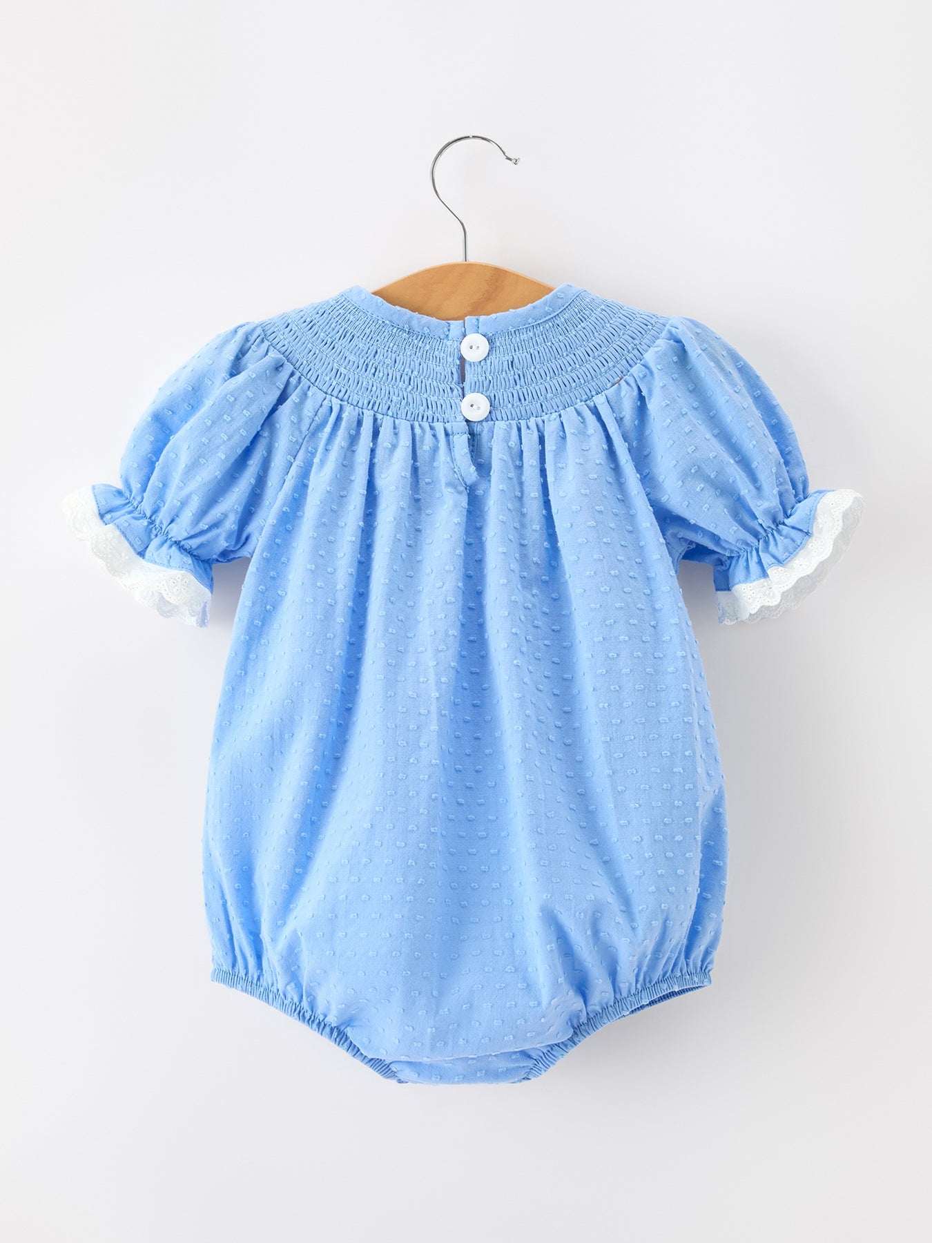 Halloween Thanksgiving Pumpkin Smocked Bubble Romper