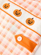 Halloween Pumpkin Plaid Boys JonJon