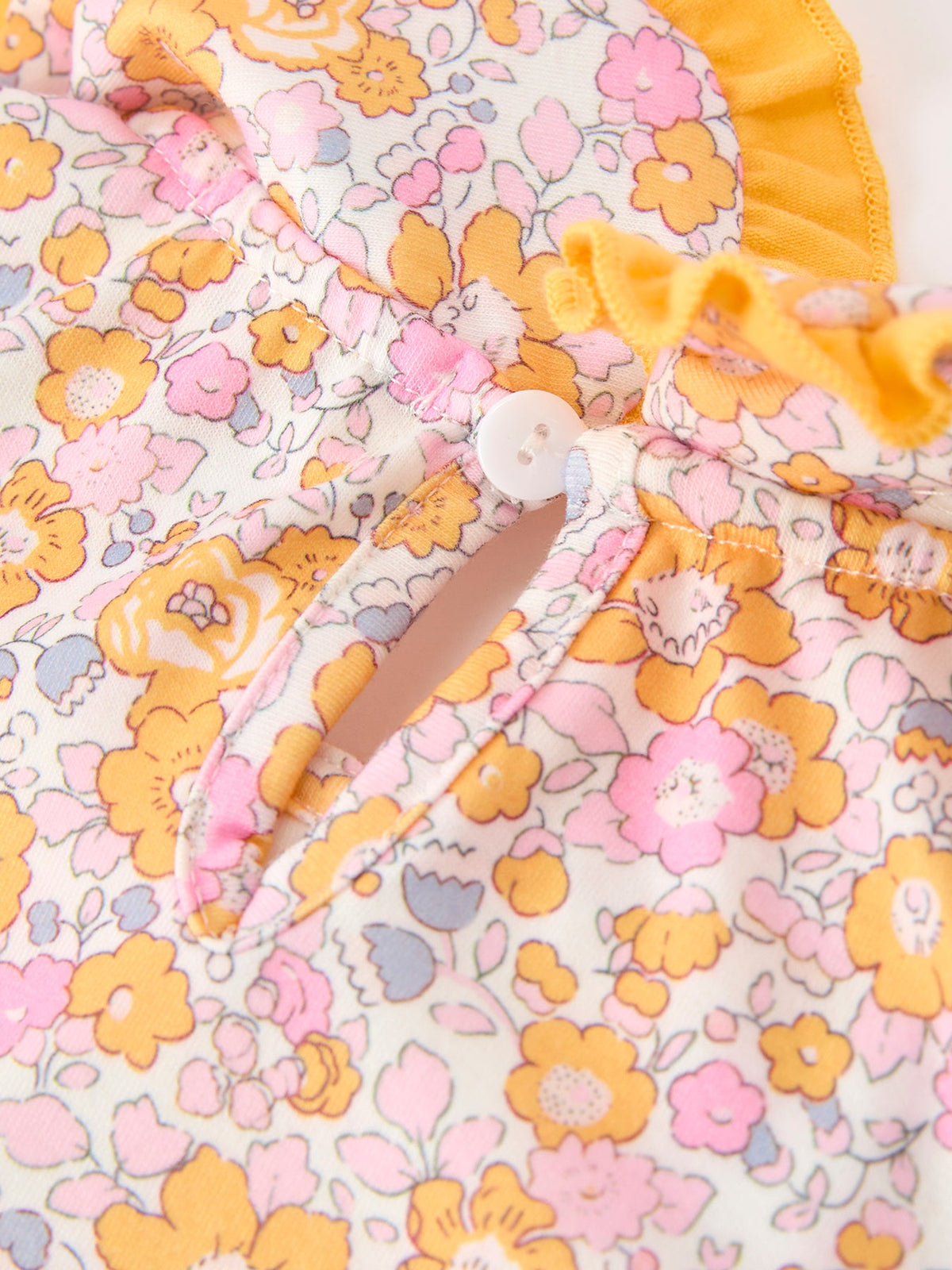 Halloween Pumpkin Floral Girls Dress - Rylee Faith Designs - Flyclothing LLC