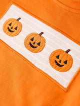 Halloween Pumpkin Plaid Boys Pants Set - Rylee Faith Designs - Flyclothing LLC