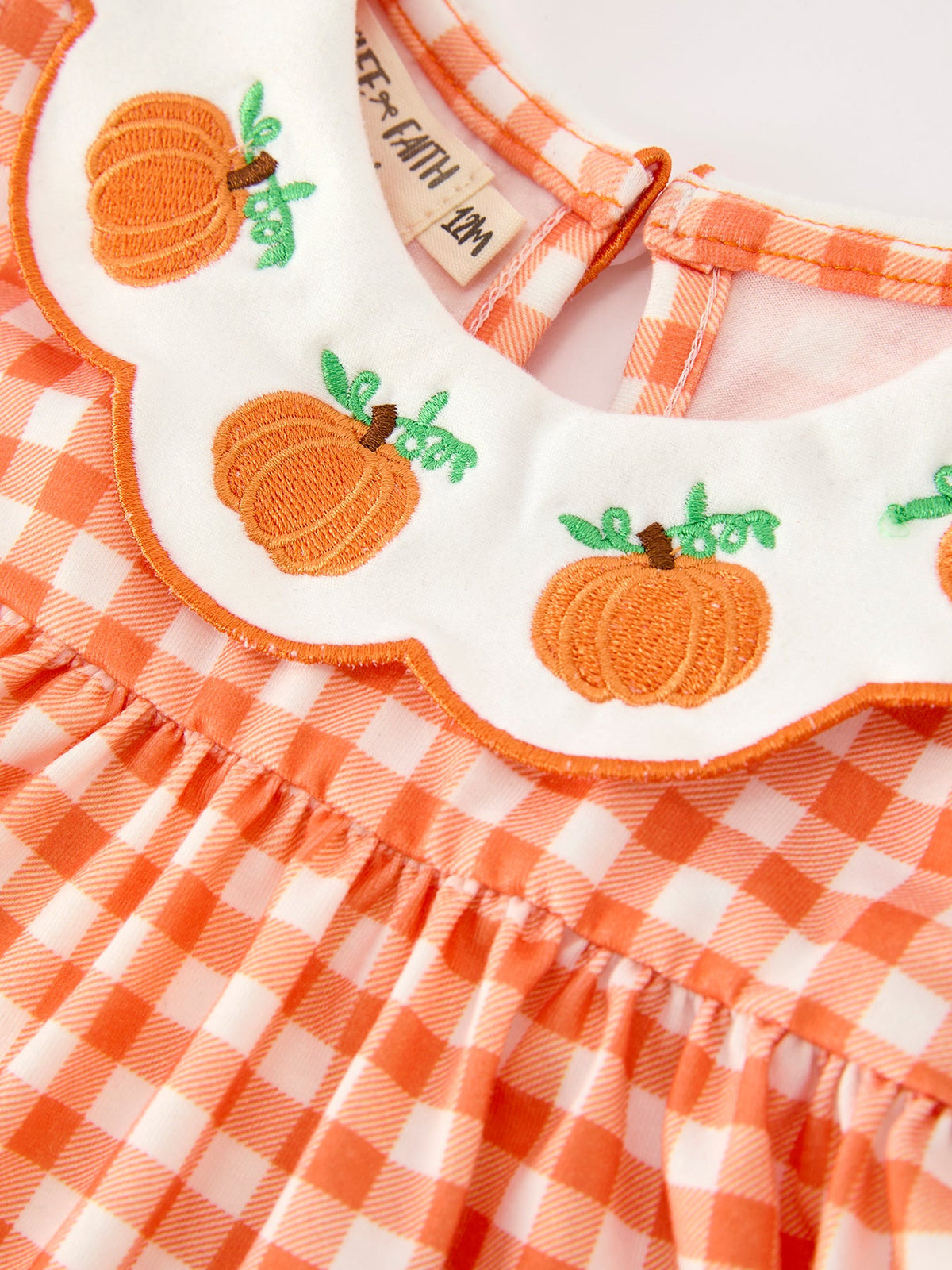 Thanksgiving Halloween Pumpkin Puff Sleeve Girls Bloomer Set - Rylee Faith Designs - Flyclothing LLC