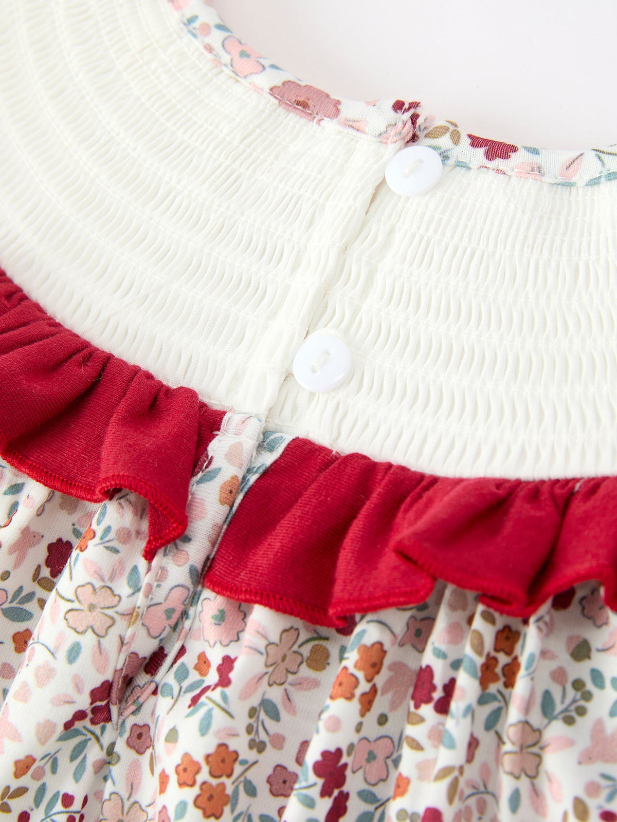 Fall Pumpkin Embroidery Girls Dress Floral Ruffle Collar Dress - Rylee Faith Designs - Flyclothing LLC