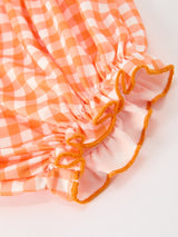 Girls Halloween Dog Pumpkin Black Bloomers Set - Rylee Faith Designs - Flyclothing LLC