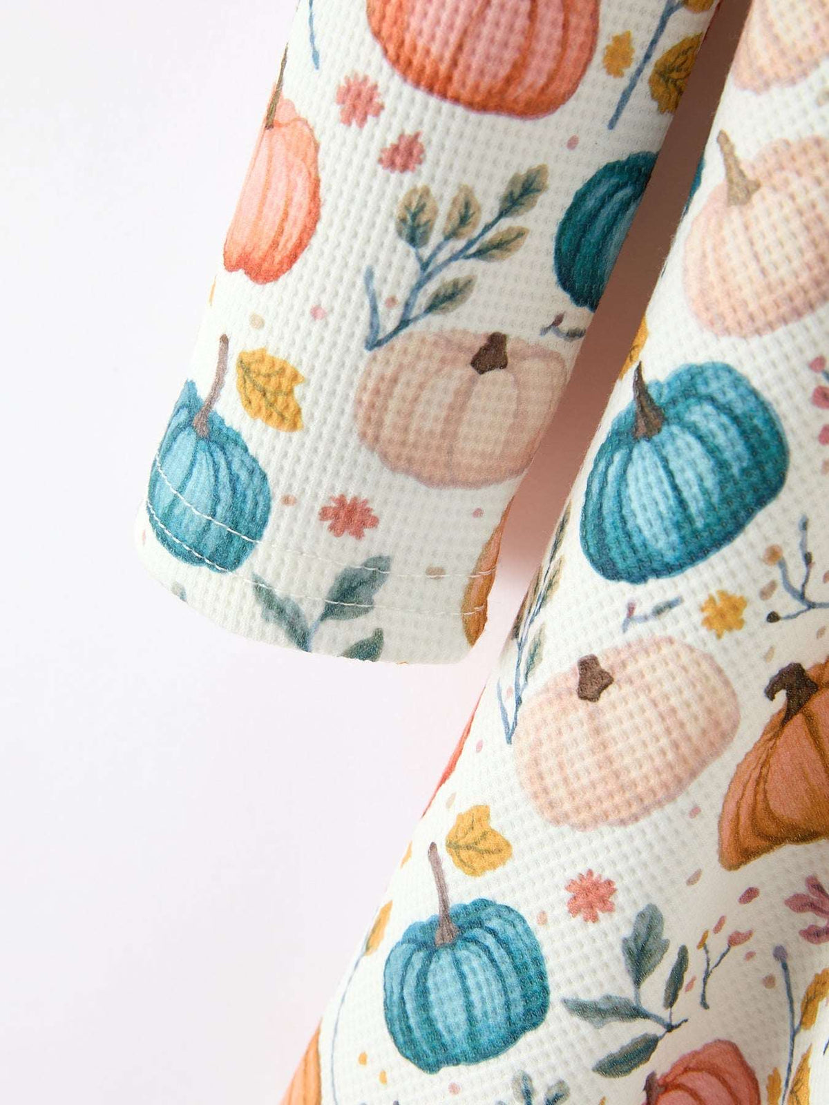 Fall Colorful Pumpkin Girls' Long-Sleeved Dress - Rylee Faith Designs - Flyclothing LLC
