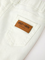 Girls Pumpkin Embroidered Wide-Leg Pants Fall Scallop Hem Casual Pants - Rylee Faith Designs - Flyclothing LLC