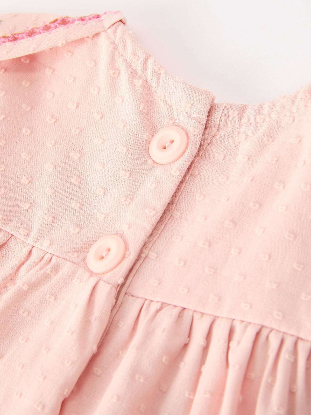 Fall Baby Girl Pink Peter Pan Collar Embroidered Bloomer Set - Rylee Faith Designs - Flyclothing LLC