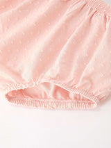 Fall Baby Girl Pink Peter Pan Collar Embroidered Bloomer Set - Rylee Faith Designs - Flyclothing LLC