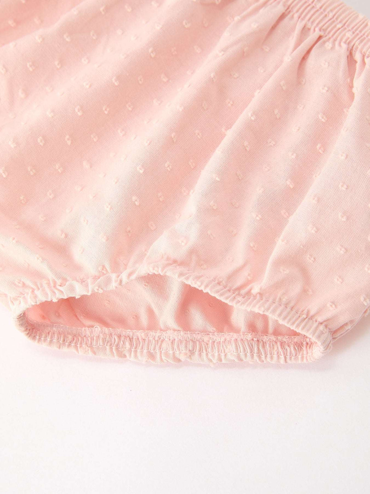 Fall Baby Girl Pink Peter Pan Collar Embroidered Bloomer Set - Rylee Faith Designs - Flyclothing LLC