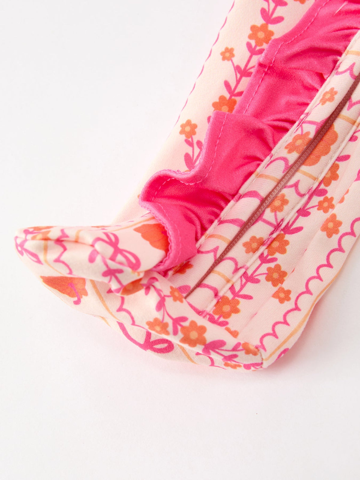 Halloween Thanksgiving Pumpkin Bow Baby Sleeper - Rylee Faith Designs - Flyclothing LLC