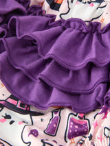 Halloween Pumpkin Ghost Baby Girl Bubble Romper Ruffle Bow Detail - Rylee Faith Designs - Flyclothing LLC