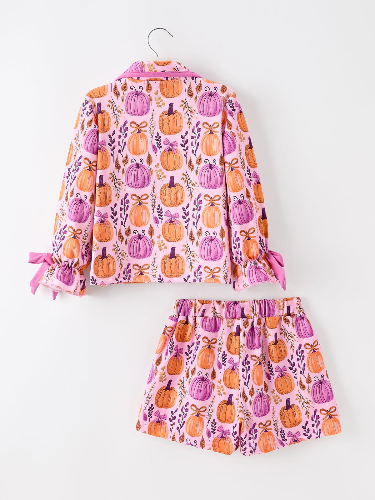 Mommy & me Halloween Pumpkin Pajama Set - Rylee Faith Designs - Flyclothing LLC