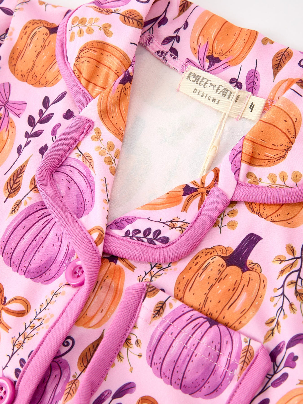 Mommy & me Halloween Pumpkin Pajama Set - Rylee Faith Designs - Flyclothing LLC