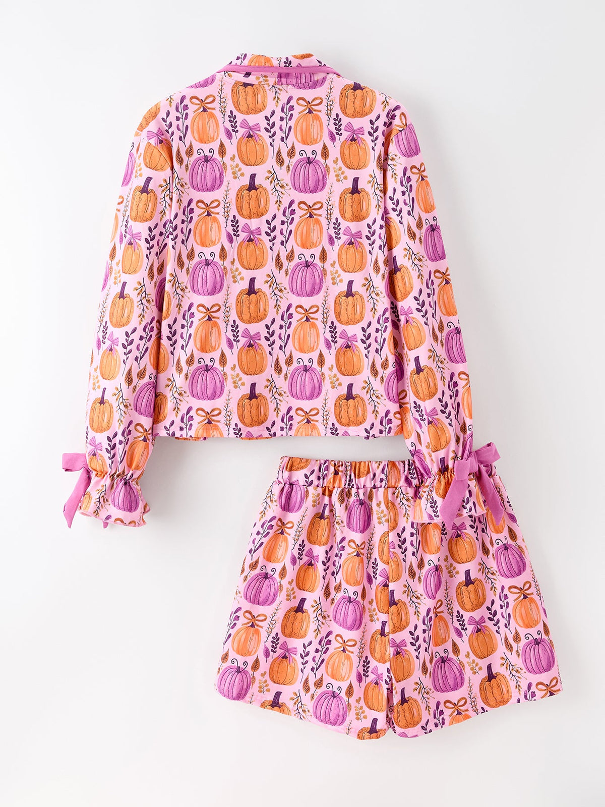 Mommy & me Halloween Pumpkin Pajama Set - Rylee Faith Designs - Flyclothing LLC