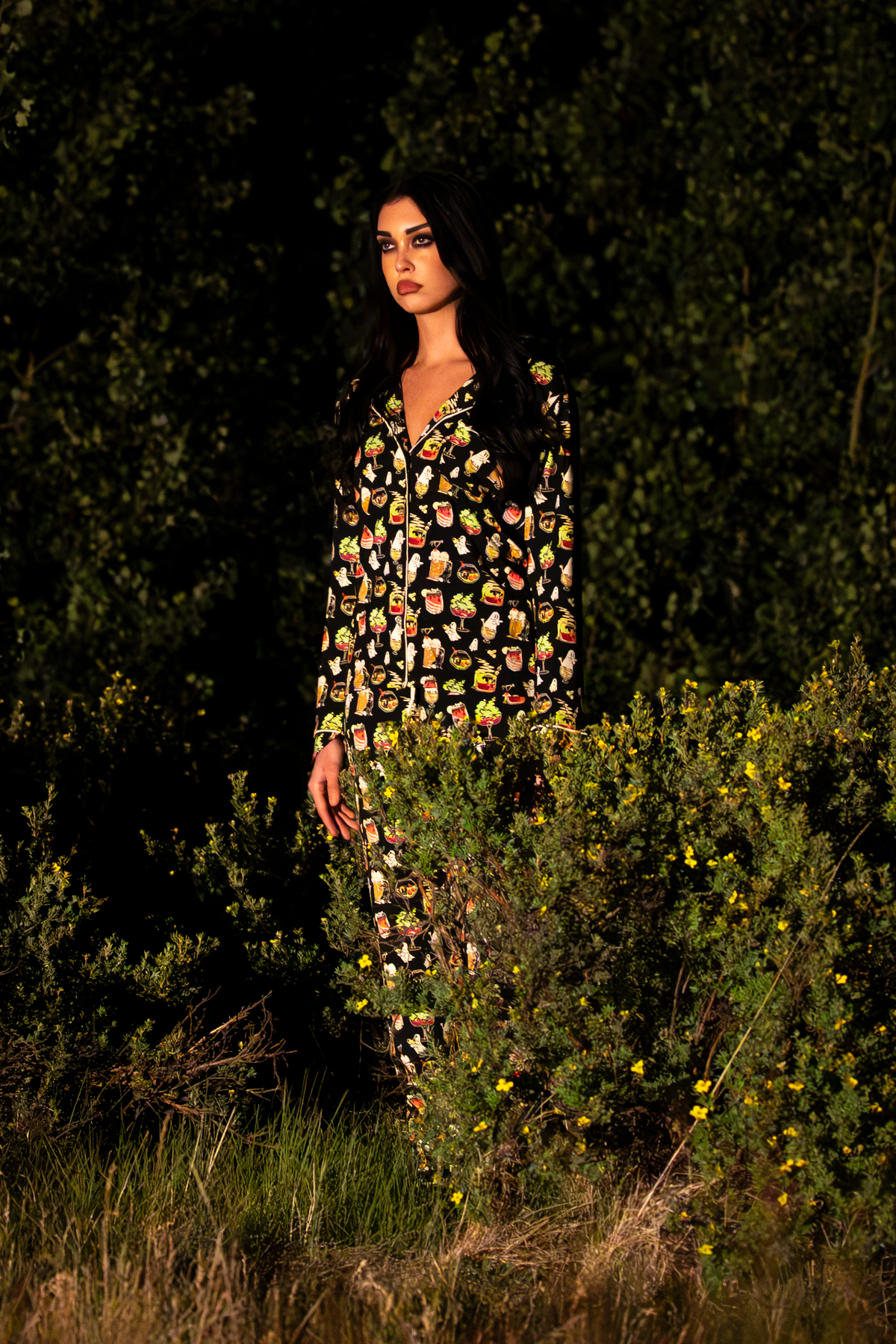 The Potions Pub | Halloween Cocktail SleepDeep™ Women’s Long Sleeve Pajama Set - Shinesty - Flyclothing LLC