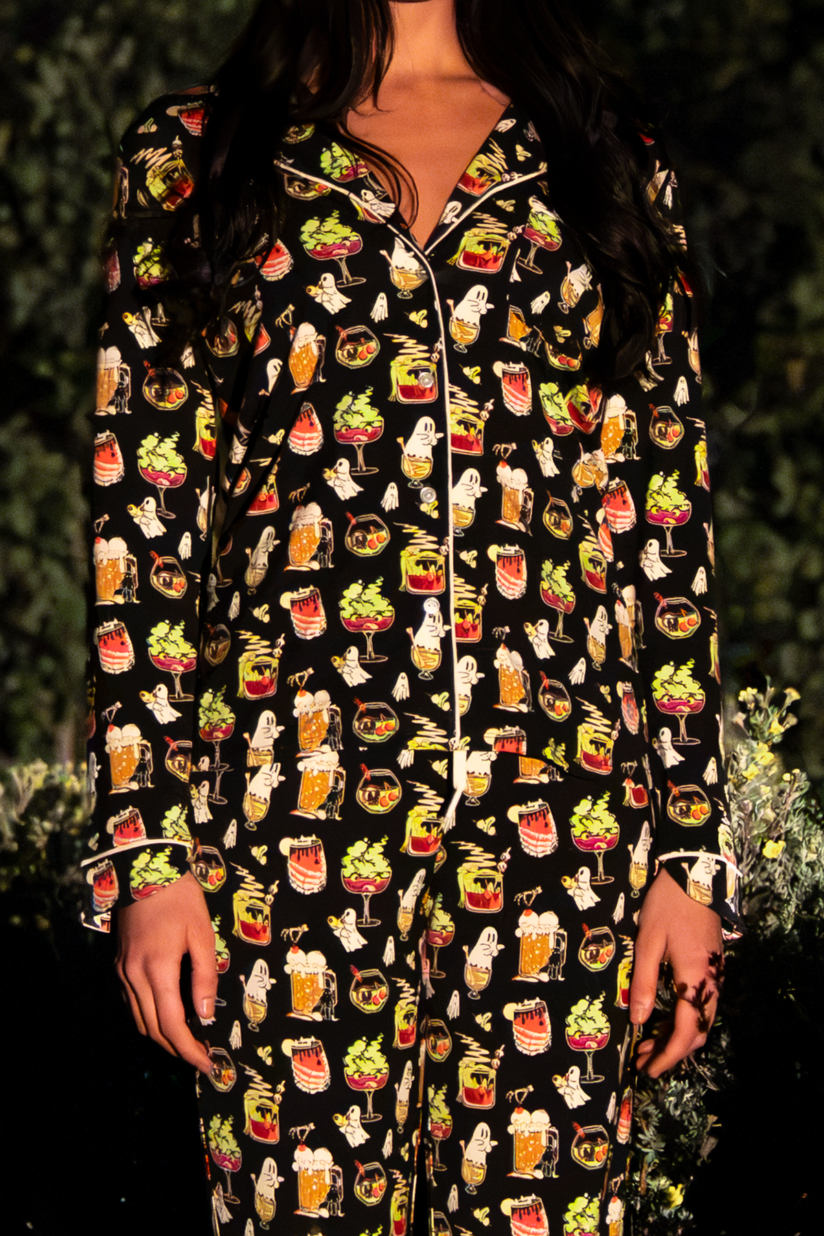The Potions Pub | Halloween Cocktail SleepDeep™ Women’s Long Sleeve Pajama Set - Shinesty - Flyclothing LLC