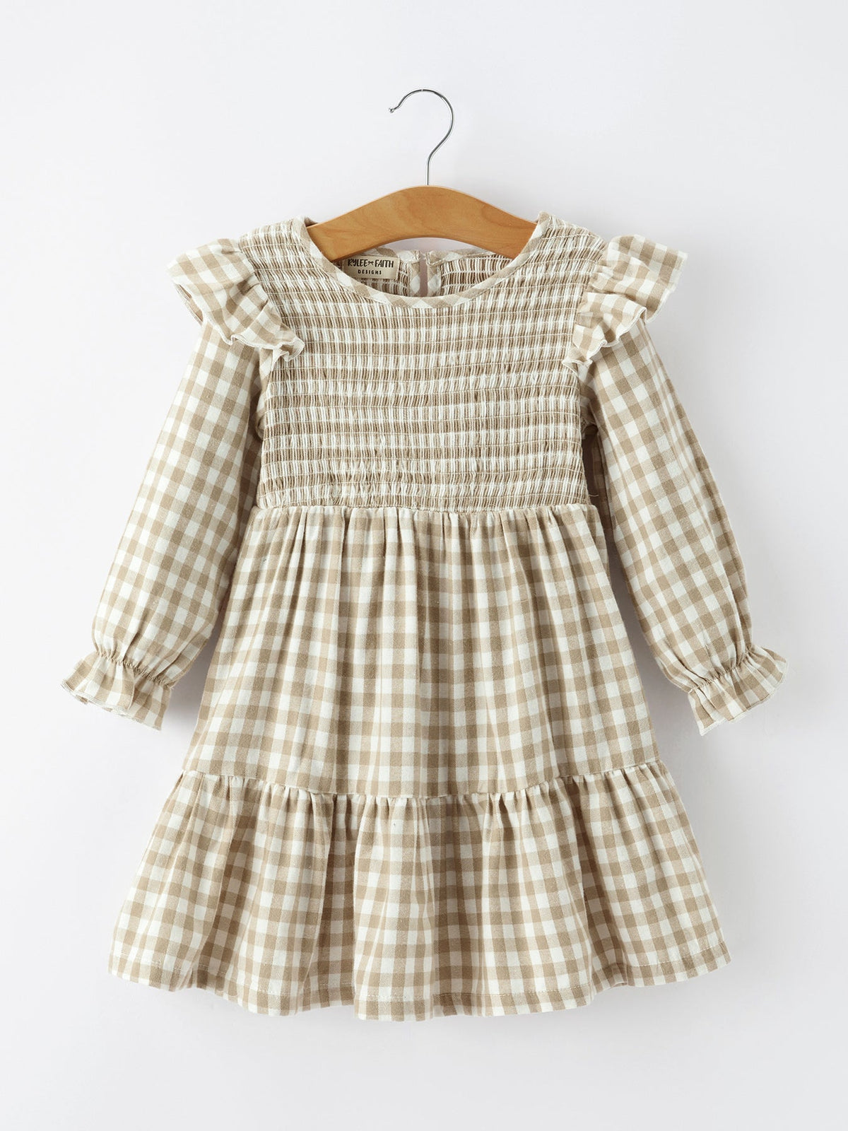 Mommy & Me Fall Plaid Dresses & Baby Bubble