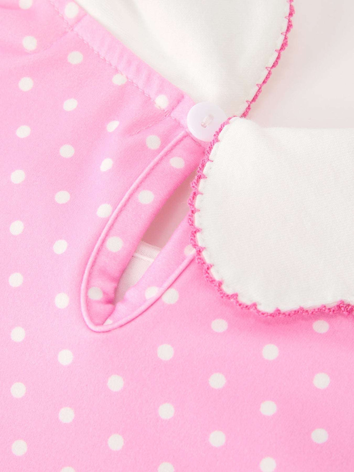 Christmas Girls Santa Bow Peter Pan Collar Dress