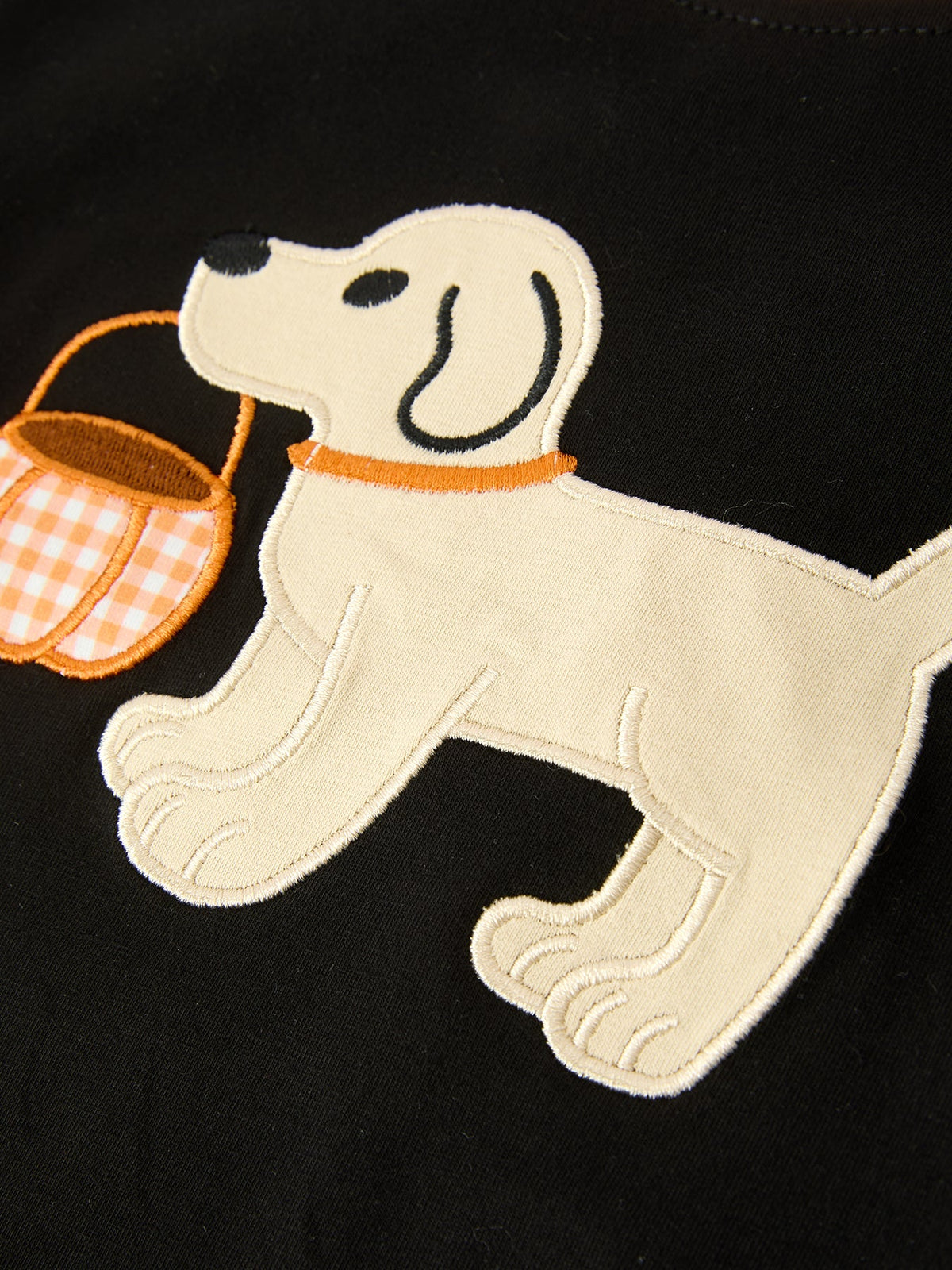 Boys Halloween Dog Pumpkin Outfit Set Plaid Pants - Rylee Faith Designs - Flyclothing LLC