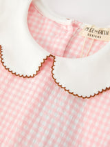 Christmas Girls Gingerbread Peter Pan Collar Dress - Rylee Faith Designs - Flyclothing LLC