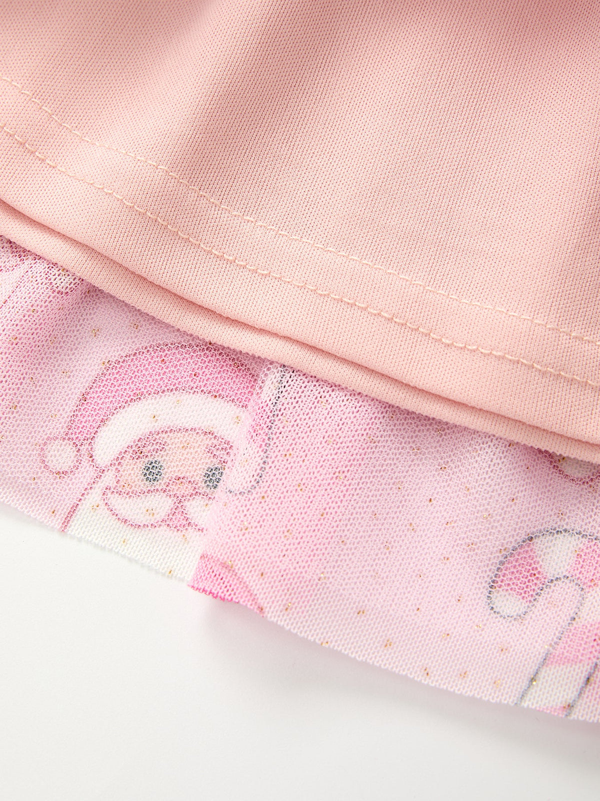 Girls Pink Christmas Santa Candy Cane Print Tutu Skirt - Rylee Faith Designs - Flyclothing LLC