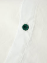 Boys Christmas Tree Embroidered White Short Sleeve Button Down Shirt - Rylee Faith Designs - Flyclothing LLC