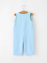 Christmas Boys Blue Christmas Tree Embroidered JonJon