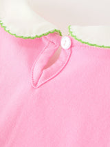 Baby Girls Christmas Pink Bow Christmas Tree Top & Bloomer Set - Rylee Faith Designs - Flyclothing LLC