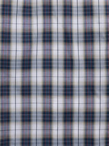 Men's Ely Cattleman Short Sleeve Plaid Western Snap Shirt- Burgundy & Navy - Ely Cattleman - Flyclothing LLC