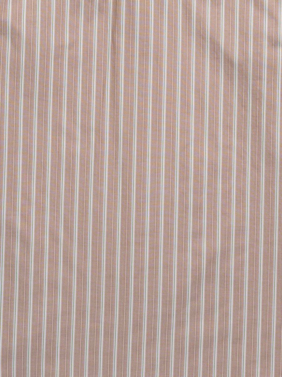 Men's Ely Cattleman Short Sleeve Stripe Western Snap Shirt- Blue & Tan - Ely Cattleman - Flyclothing LLC