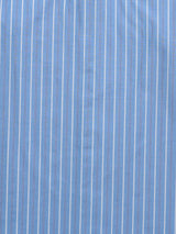 Men's Ely Cattleman Short Sleeve Americana Stripe Western Snap Shirt- Red & Blue