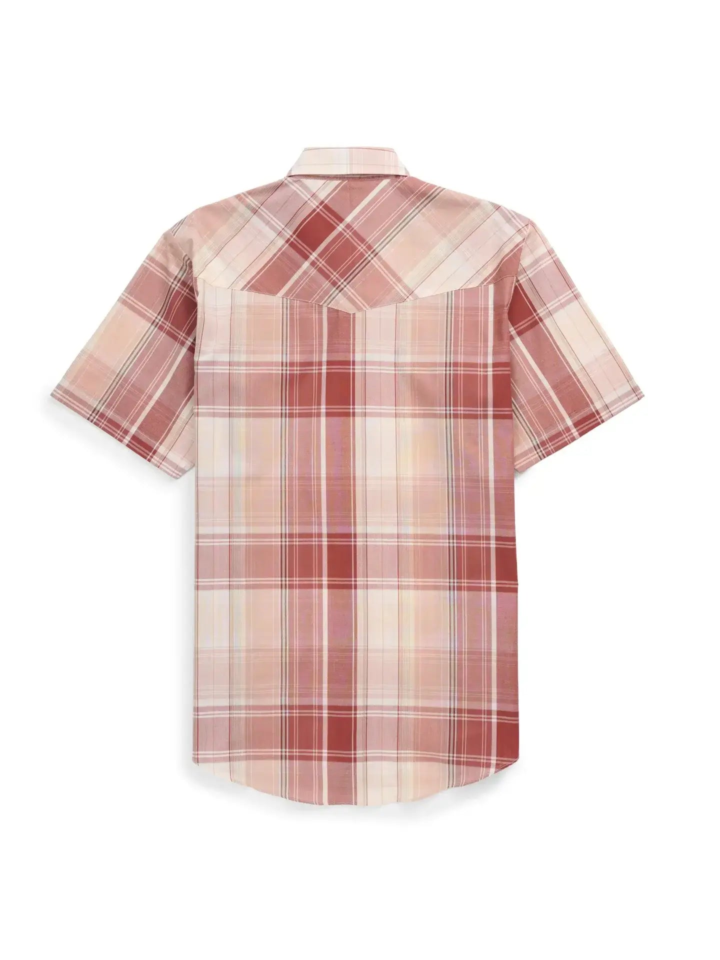 Men's Ely Cattleman Short Sleeve Copper Plaid Western Snap Shirt - Ely Cattleman - Flyclothing LLC