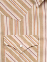 Men's Ely Cattleman Short Sleeve Olive Stripe Western Snap Shirt - Ely Cattleman - Flyclothing LLC