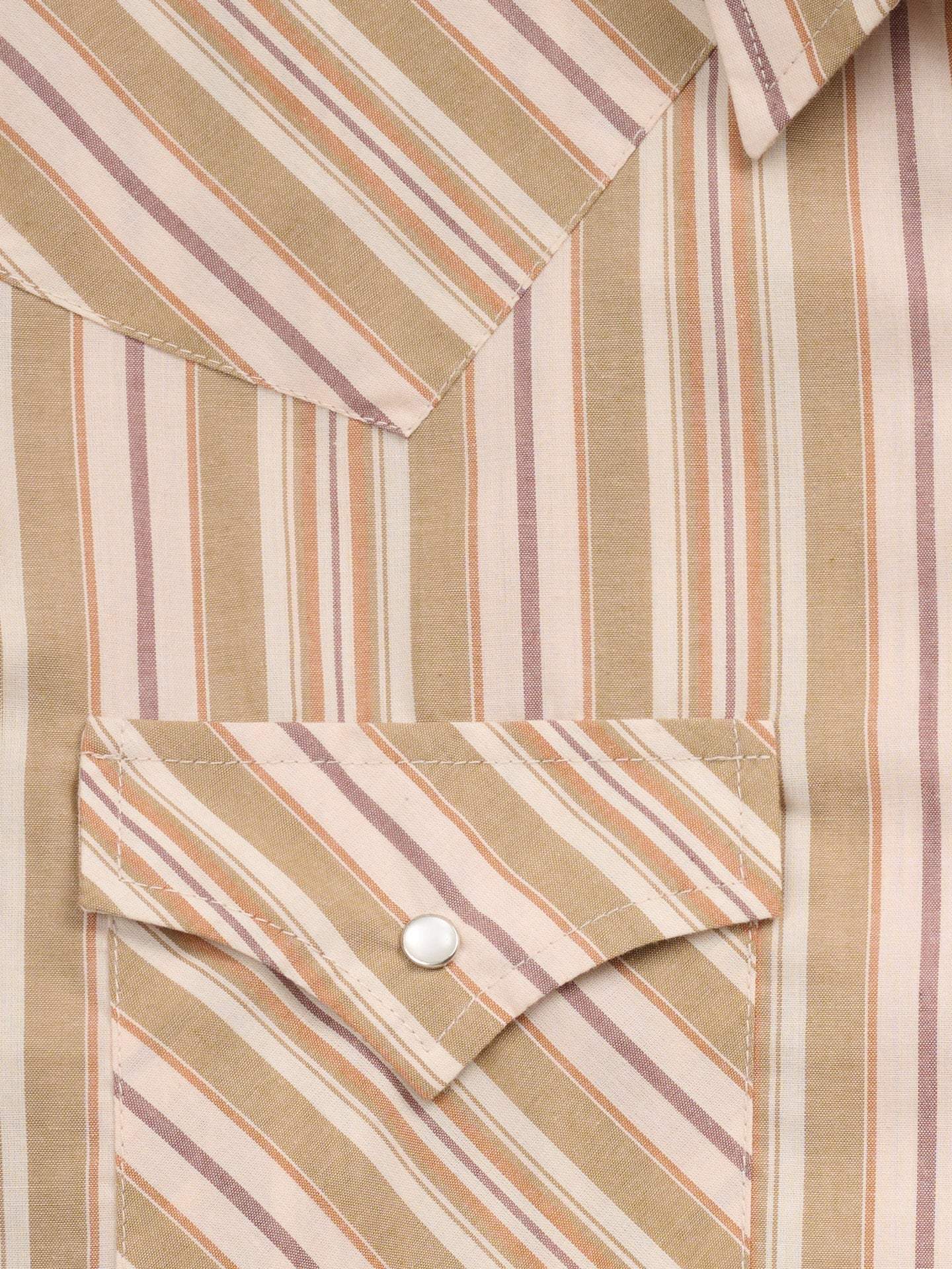 Men's Ely Cattleman Short Sleeve Olive Stripe Western Snap Shirt - Ely Cattleman - Flyclothing LLC