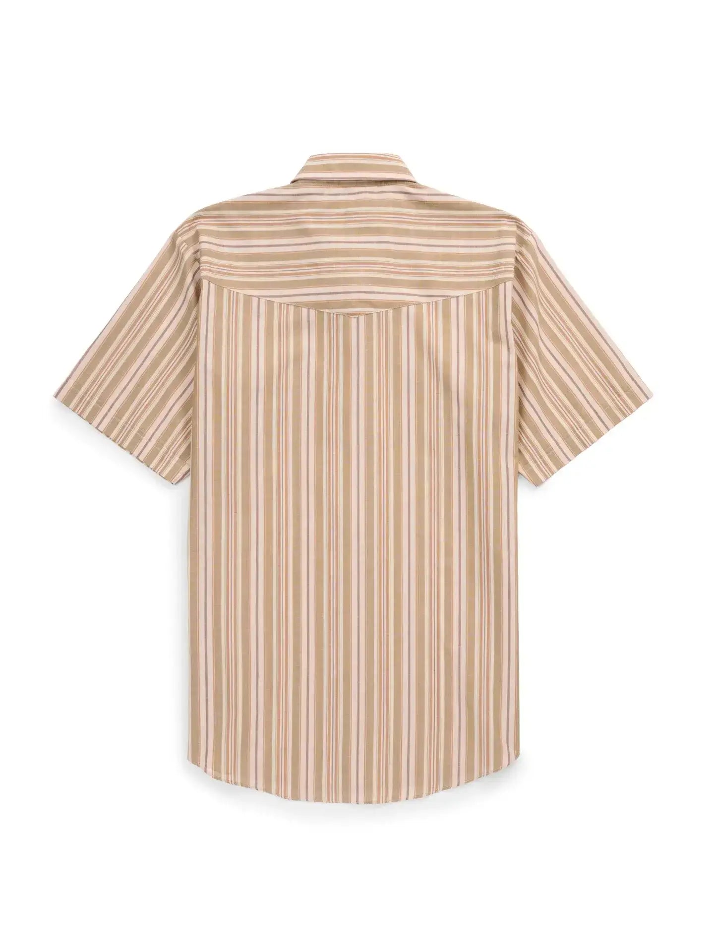 Men's Ely Cattleman Short Sleeve Olive Stripe Western Snap Shirt - Ely Cattleman - Flyclothing LLC