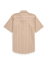 Men's Ely Cattleman Short Sleeve Olive Stripe Western Snap Shirt - Ely Cattleman - Flyclothing LLC