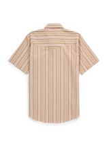 Men's Ely Cattleman Short Sleeve Olive Stripe Western Snap Shirt - Ely Cattleman - Flyclothing LLC