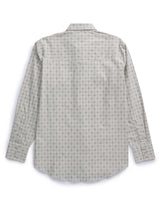 Men's Ely Cattleman Long Sleeve Medallion Print Western Snap Shirt - Ecru & Black - Ely Cattleman - Flyclothing LLC