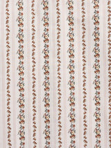 Men's Ely Cattleman Long Sleeve Wallpaper Floral Stripe Western Snap Shirt - Ecru & Black - Ely Cattleman - Flyclothing LLC