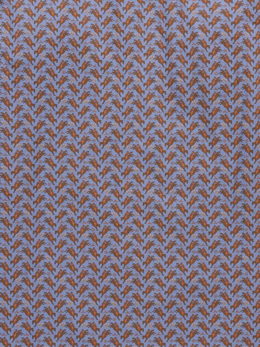 Men's Ely Cattleman Long Sleeve Cowboy Print Western Snap Shirt- Denim Blue - Ely Cattleman - Flyclothing LLC